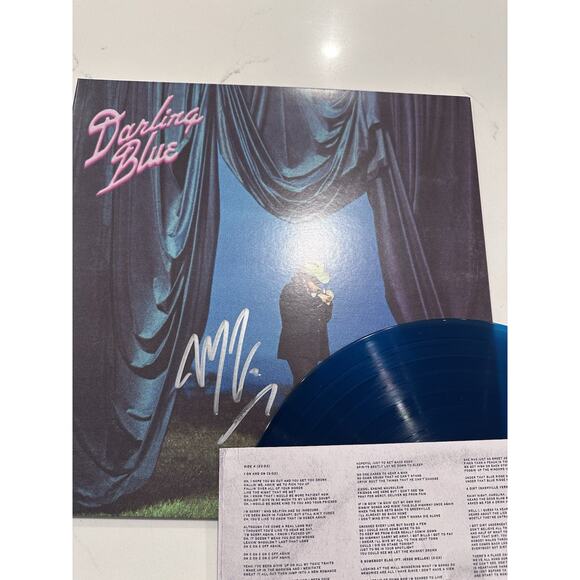SIGNED COVER - Marcus King - Darling Blue - Denim Blue Vinyl AUTOGRAPHED - Picture 7 of 7